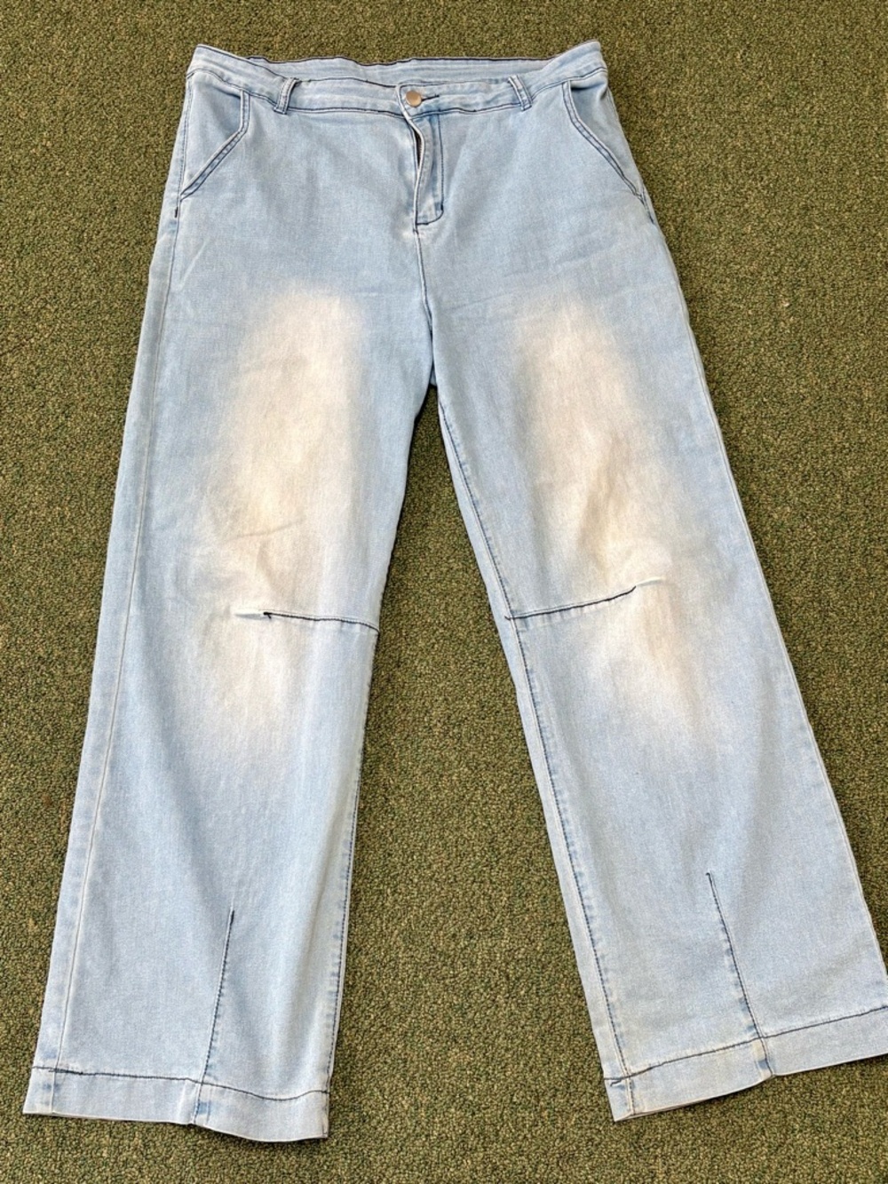 Flamingogals awesome Light Blue Wide Leg Women’s Jeans - Relax Flare-Super cute